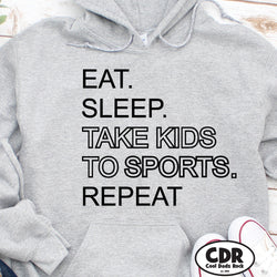 Eat. Sleep. Sports Hoodie