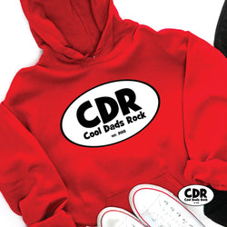 Cool Dads Rock Logo Hoodie